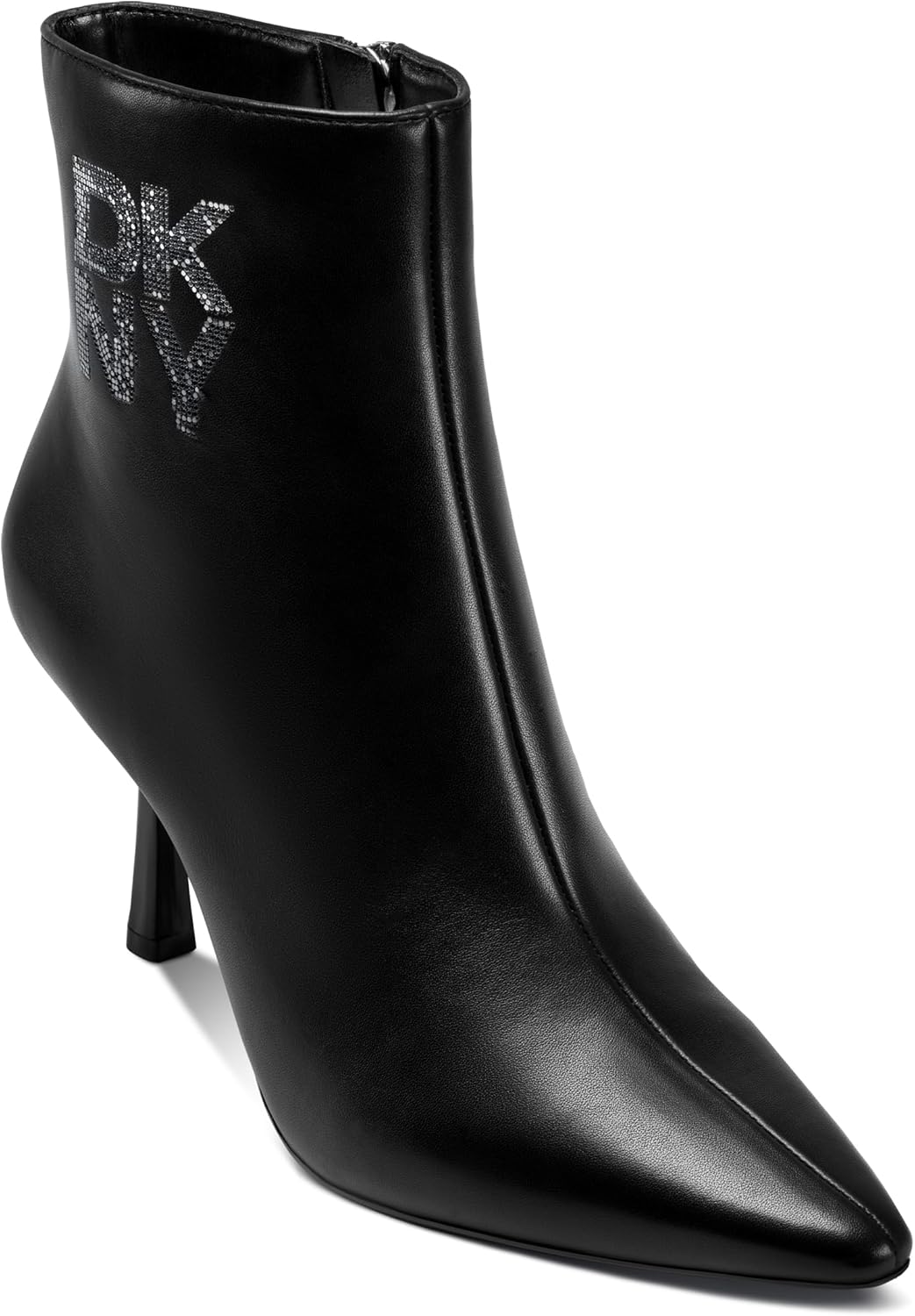DKNY Women's Niomi Heeled Bootie With Logo Detail