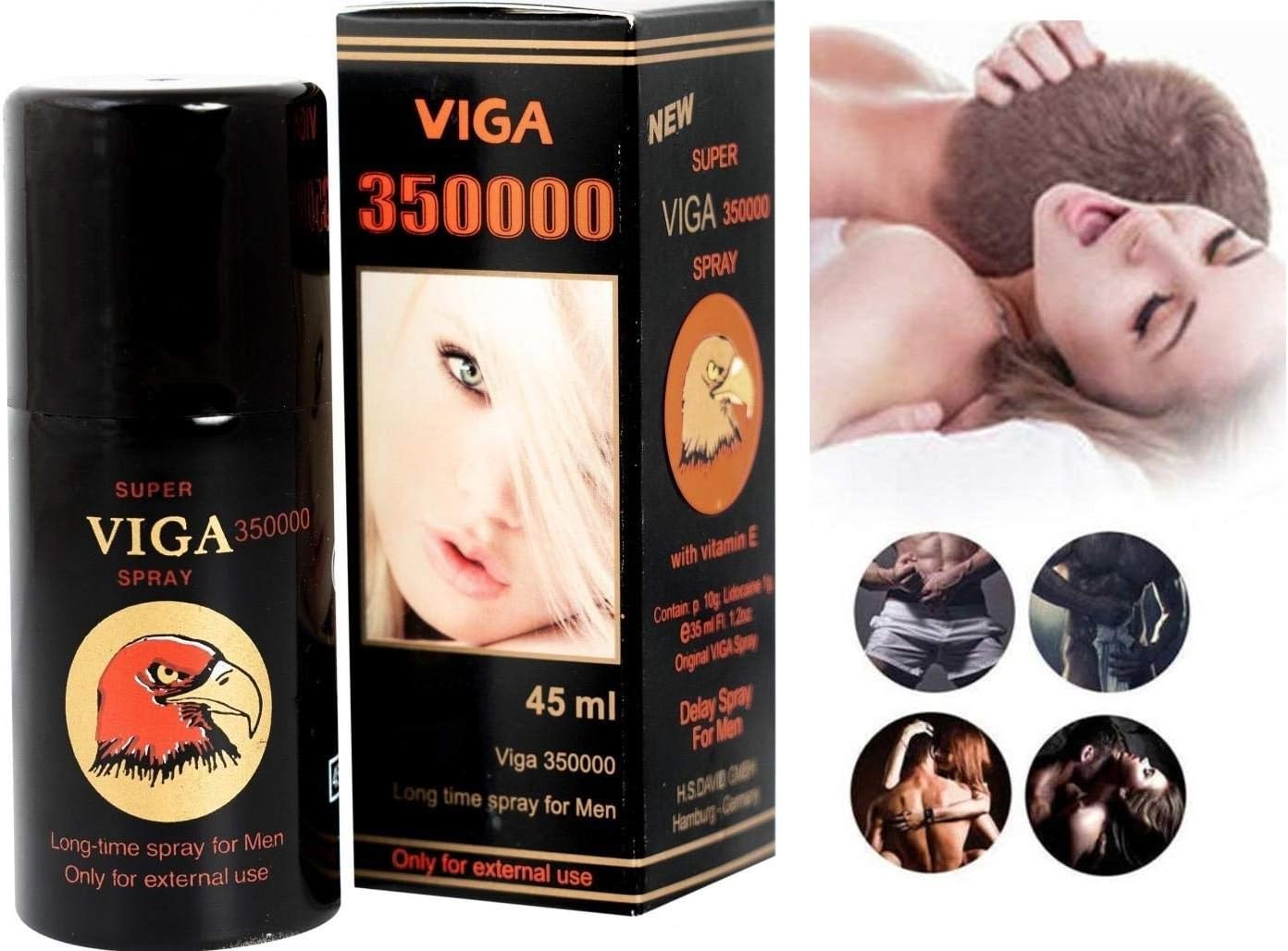 Sexual Pleasure Delay | Male Genital Desensitizing Last Long in Bed Spray | Prolong Climax for Him | Delay Premature Ejaculation Prolong Sex | Happy Partner Tonight (Shipping DHL) (VIGA 350000)