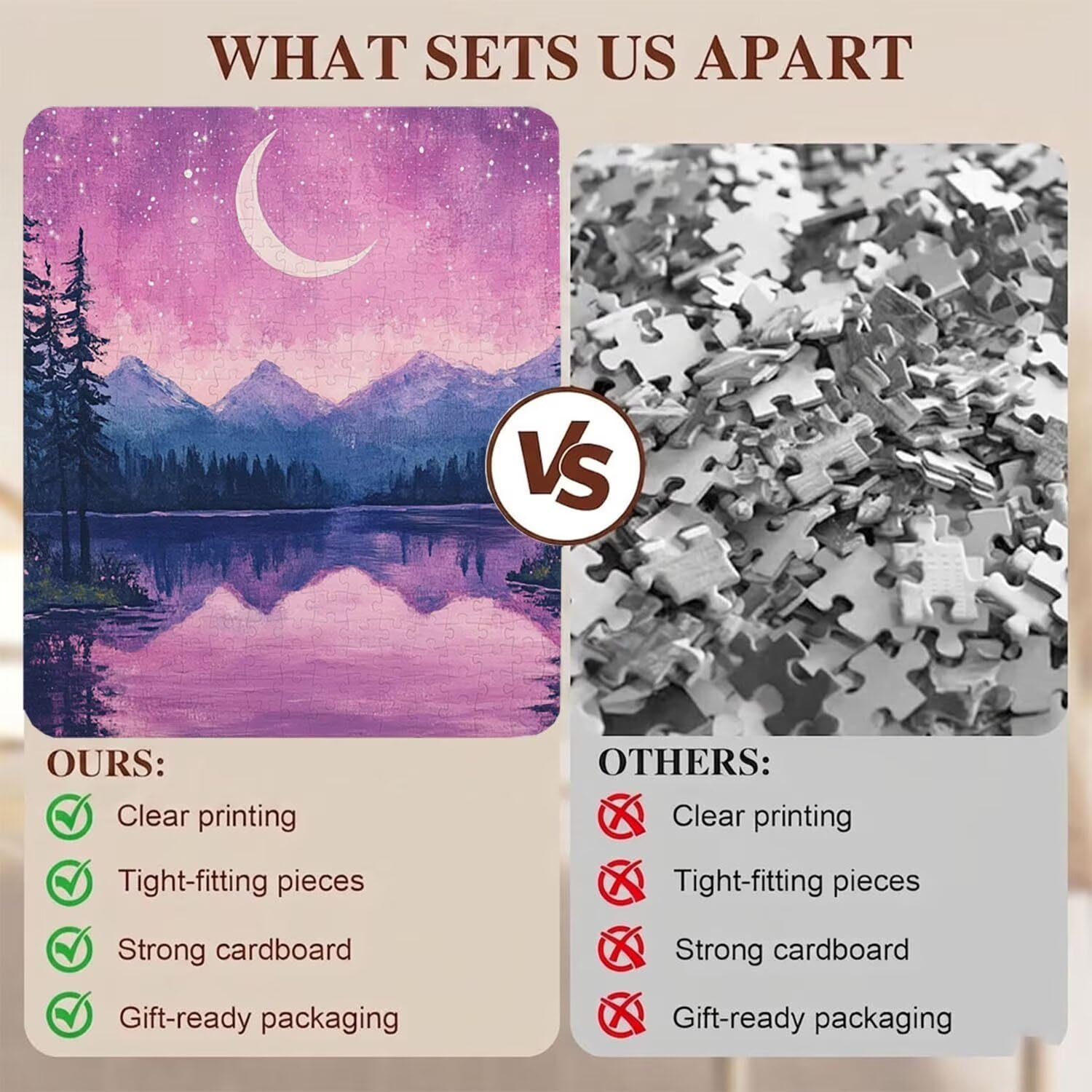 Bandes dessinées Paysage Puzzle 1000 Pièces pour Adultes, Format 75 x 50 cm, Challenge Casse-Tête de Famille, Loisirs Créatifs et Relaxation, Pièces Robustes avec Lettres au Dos, Décor Murale f0-671