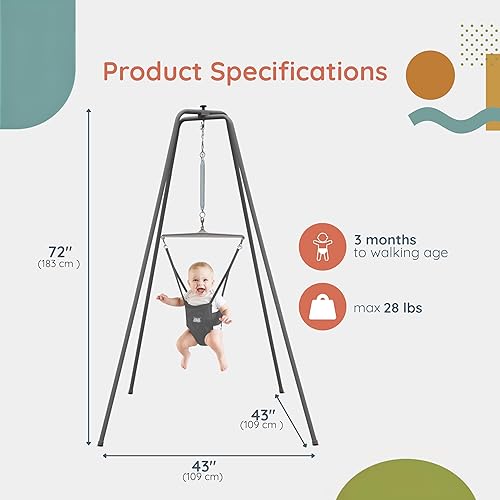 Miniatura 5 de Saltador para bebés Jolly Jumper, el original con un súper soporte