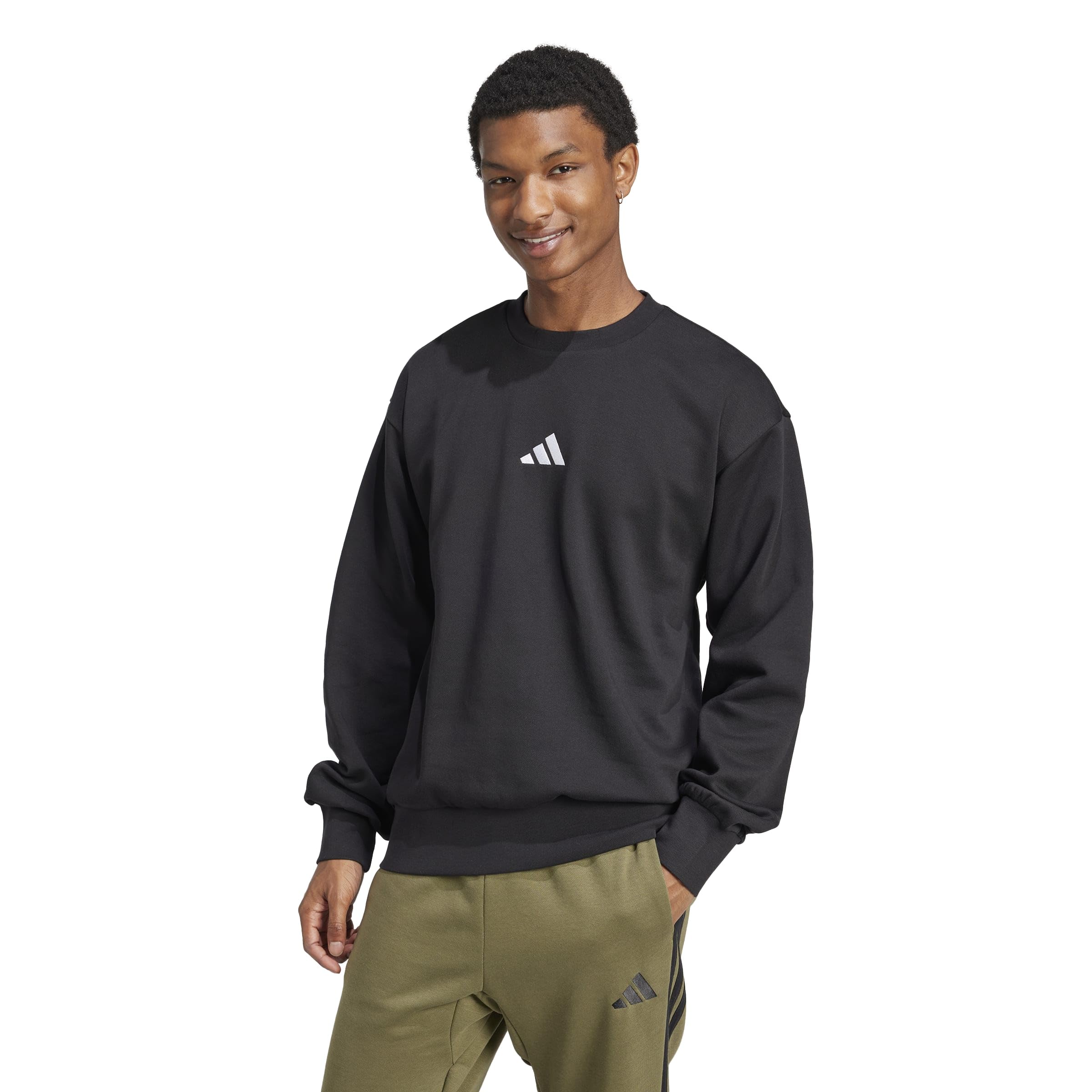 Adidas Hombre Essentials FEELCOZY Fleece Sweatshirt