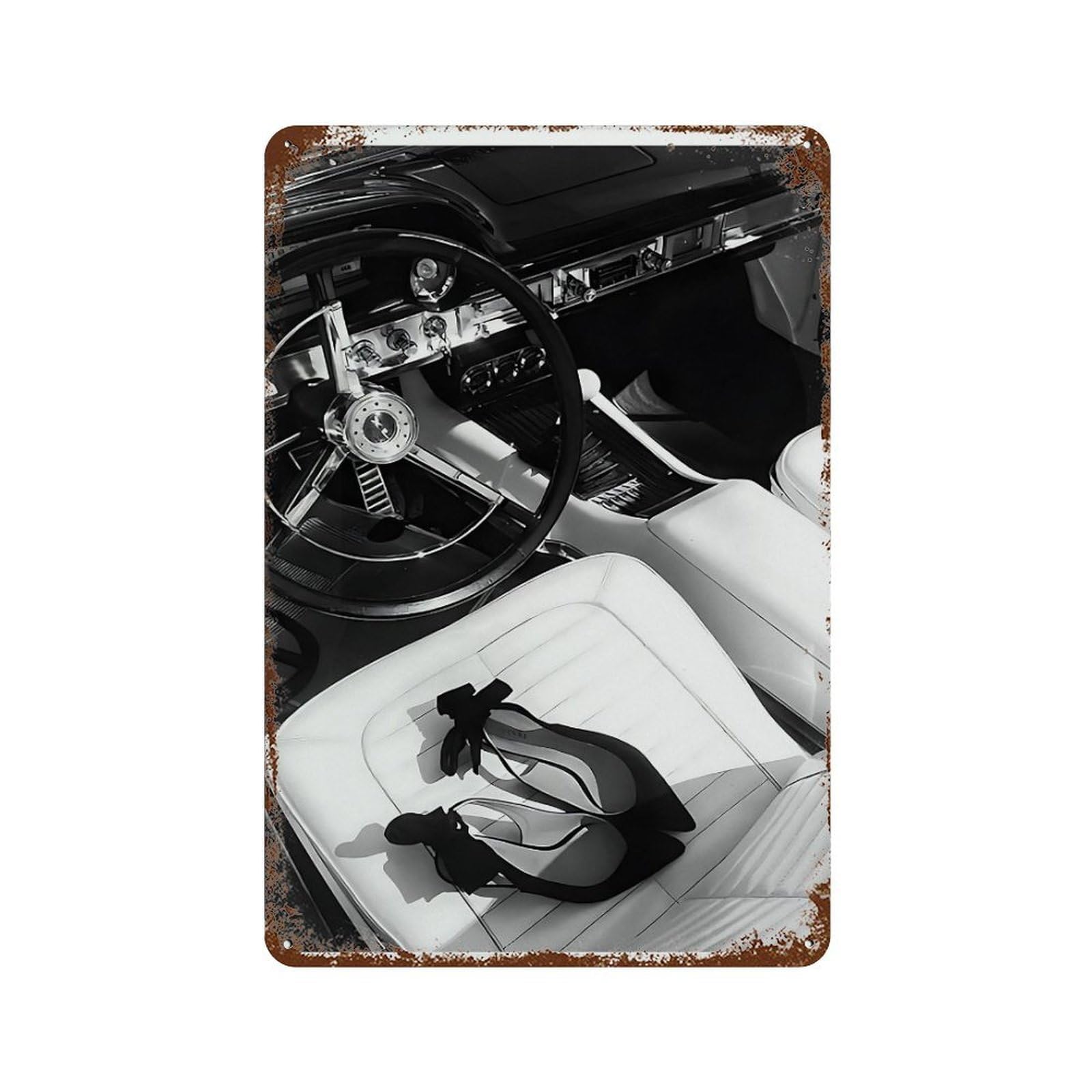 xiaoxiaoshen Vintage Car Poster Wall Decor Art Metal Tin Poster Modern Home Decor Art Home Bar Shop Decorations Vintage Sign 30x20cm