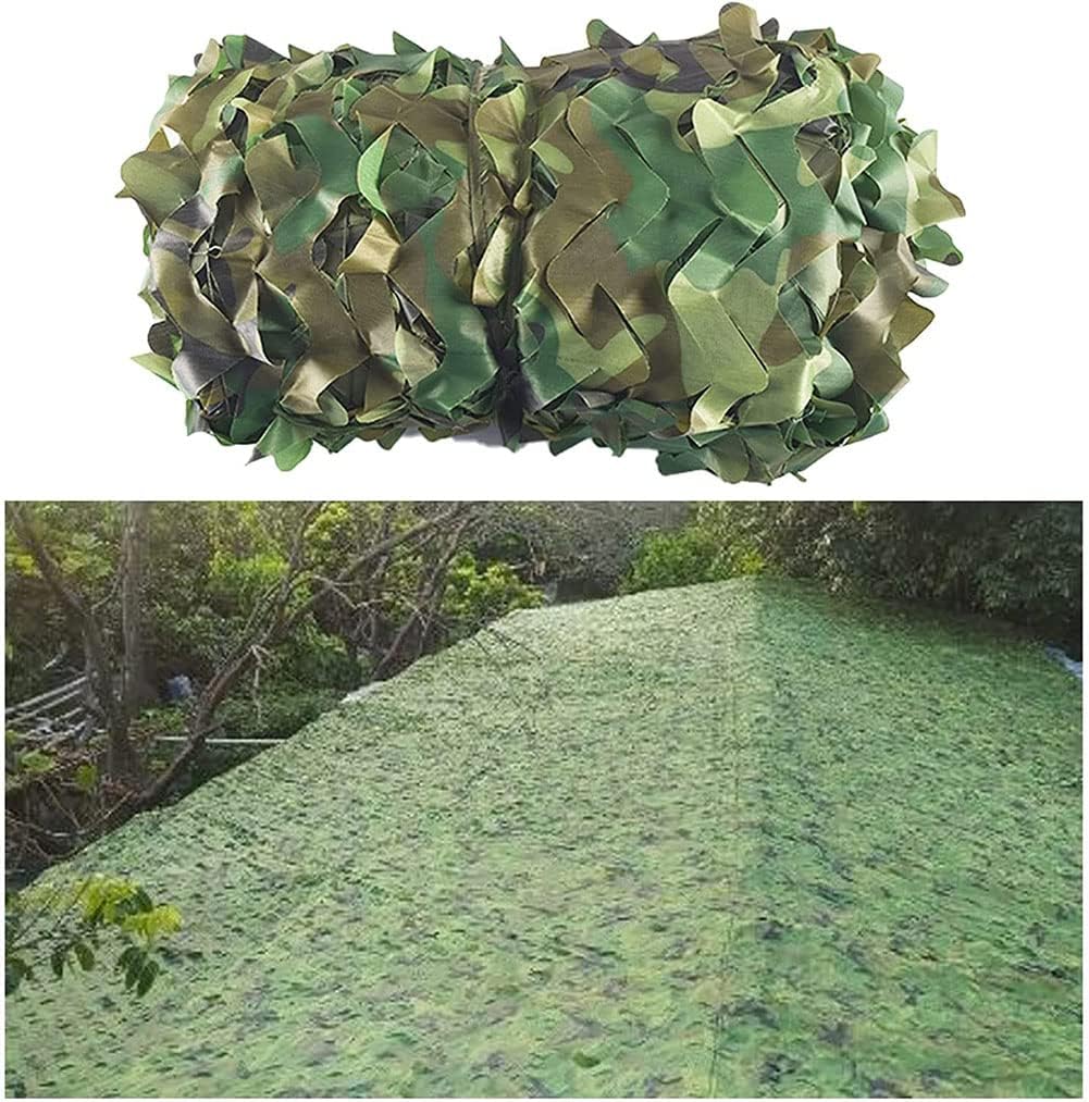 WHFTD Camo Netting,Camouflage Net,Bulk Roll,Military Net Lightweight Durable Without Grid for Hunting, Decoration,Sun Shade,Theme Party,Camping,Hunting Blind,Outdoor,5×5m/16.4×16.4ft