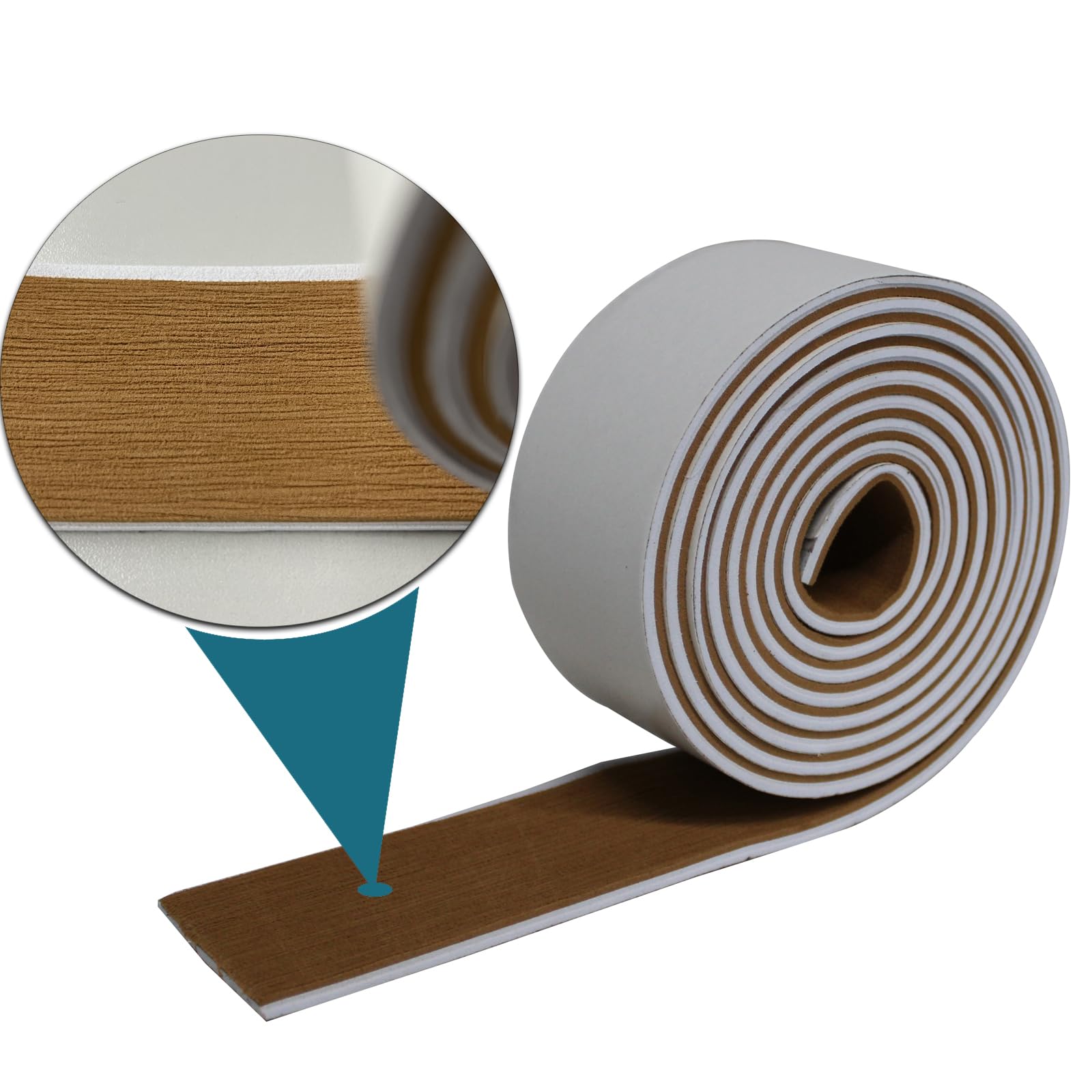 Boat Flooring Mat EVA Foam Faux Teak Sea Decking Marine Carpet Boat