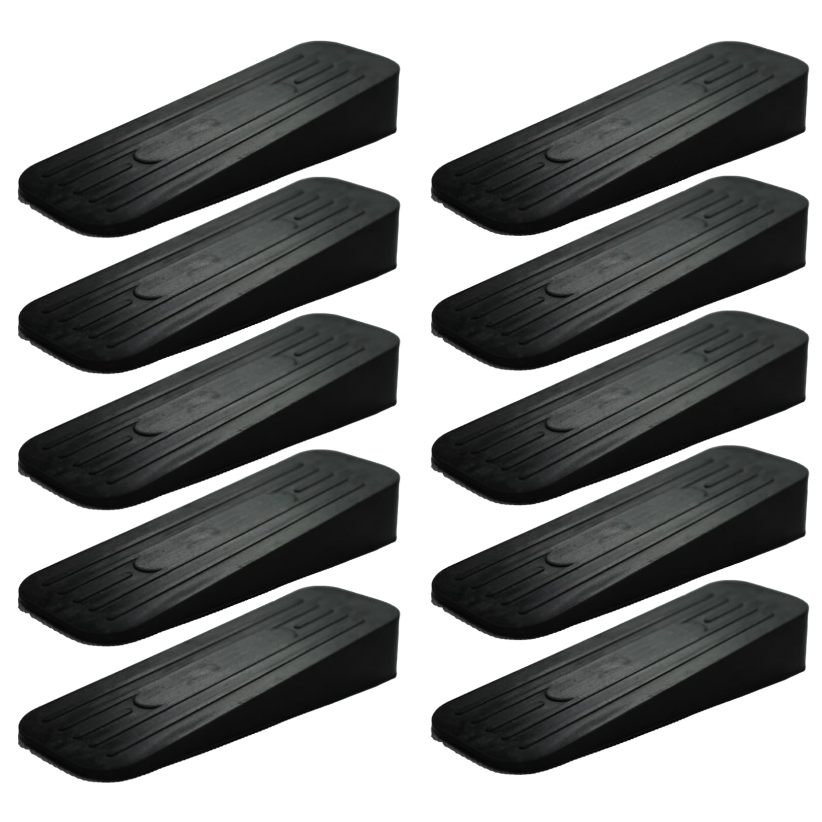 ALP Heavy Duty Non Slip Rubber Door Stoppers with Doors Powerful Gripping Work of Any Surface for Home, Offices, Warehouses & Classrooms Door Bottom Sealing 120mm x 37mm x 20mm (Black, Pack of 10) (B0CLCYF52B) Amazon Price History, Amazon Price Tracker