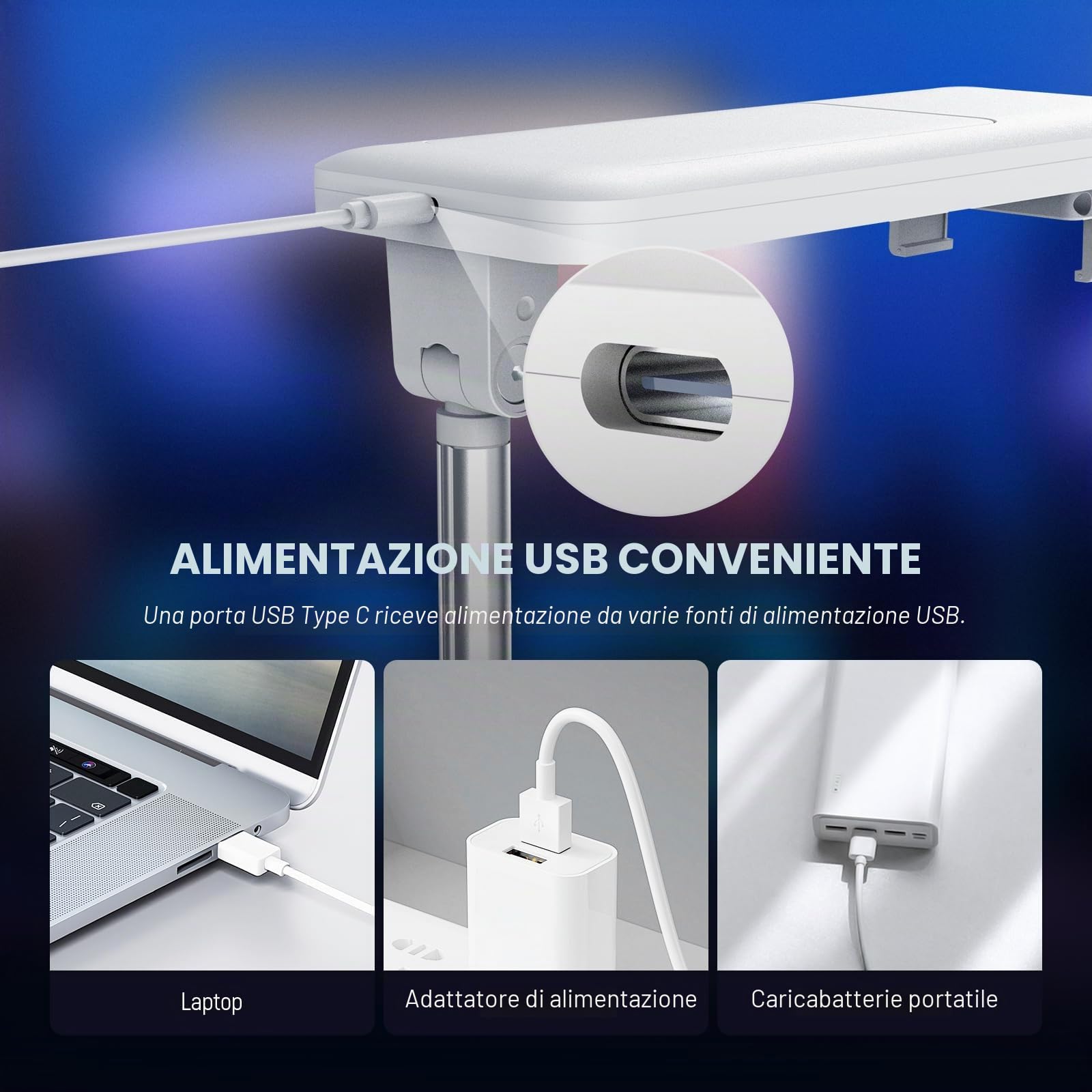 NEEWER ENTRY LEVEL VERSION Supporto Telefono da Tavolo Overhead con Luce LED/Telecomando/Porta Cellulare per Selfie Streaming Video, 4W 990lx/0,3m 3 Modalità CRI80 1000mAh Ricaricabile Portatile, V10