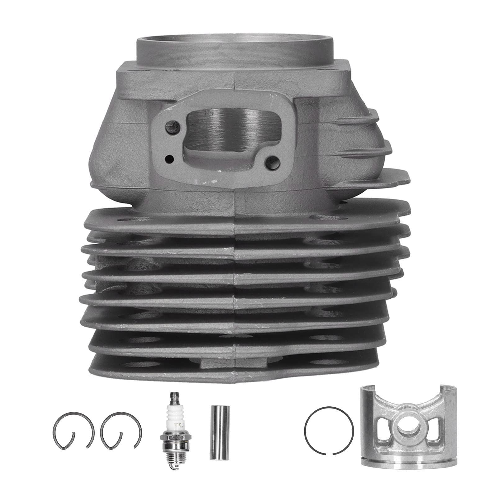 Zestaw Tłoka Cylindra Piły łańcuchowej, Zestaw Wymienny ze Stopu Aluminium o Wysokiej Zawartości Krzemu 54 Mm, Tłoka z Kołkiem Pierścieniowym do pił łańcuchowych 288XP 181 281 288