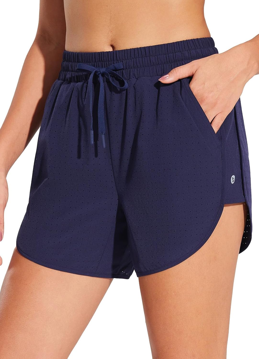 baleaf Women's 3"/5" Quick Dry Mesh Swim Shorts Tankini Bottom with Liner Athletic Gym Running