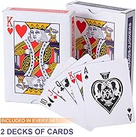 Vista 6 de Juego de fichas de póquer - 200 fichas de póquer con estuche de aluminio, fichas de 0.41 oz para Texas Holdem Blackjack