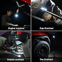 Vista 7 de Camping Light Telescopic, Collapsible Magnetic Camping Lantern with 12000mAh Battery, Telescoping IPX6/IPX7 Waterproof Flashlights, Camping Lamp for