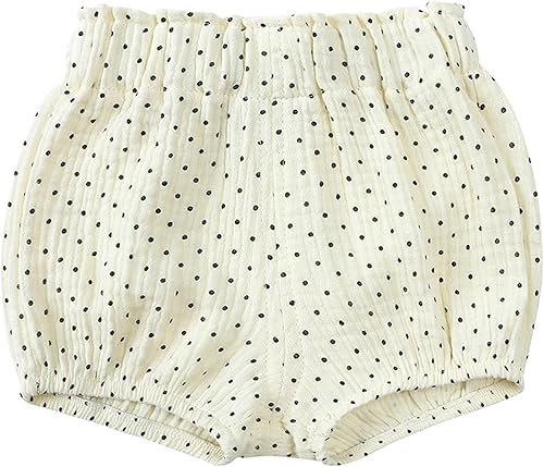 Miniatura 3 de Conjunto de 3 piezas de pantalones cortos para recién nacidos, para bebés, niñas y niños, mezcla de lino y algodón, lindos pantalones cortos
