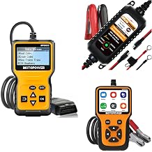MOTOPOWER Vehicle Diagnostic Tool Battery Charger and Battery Tester