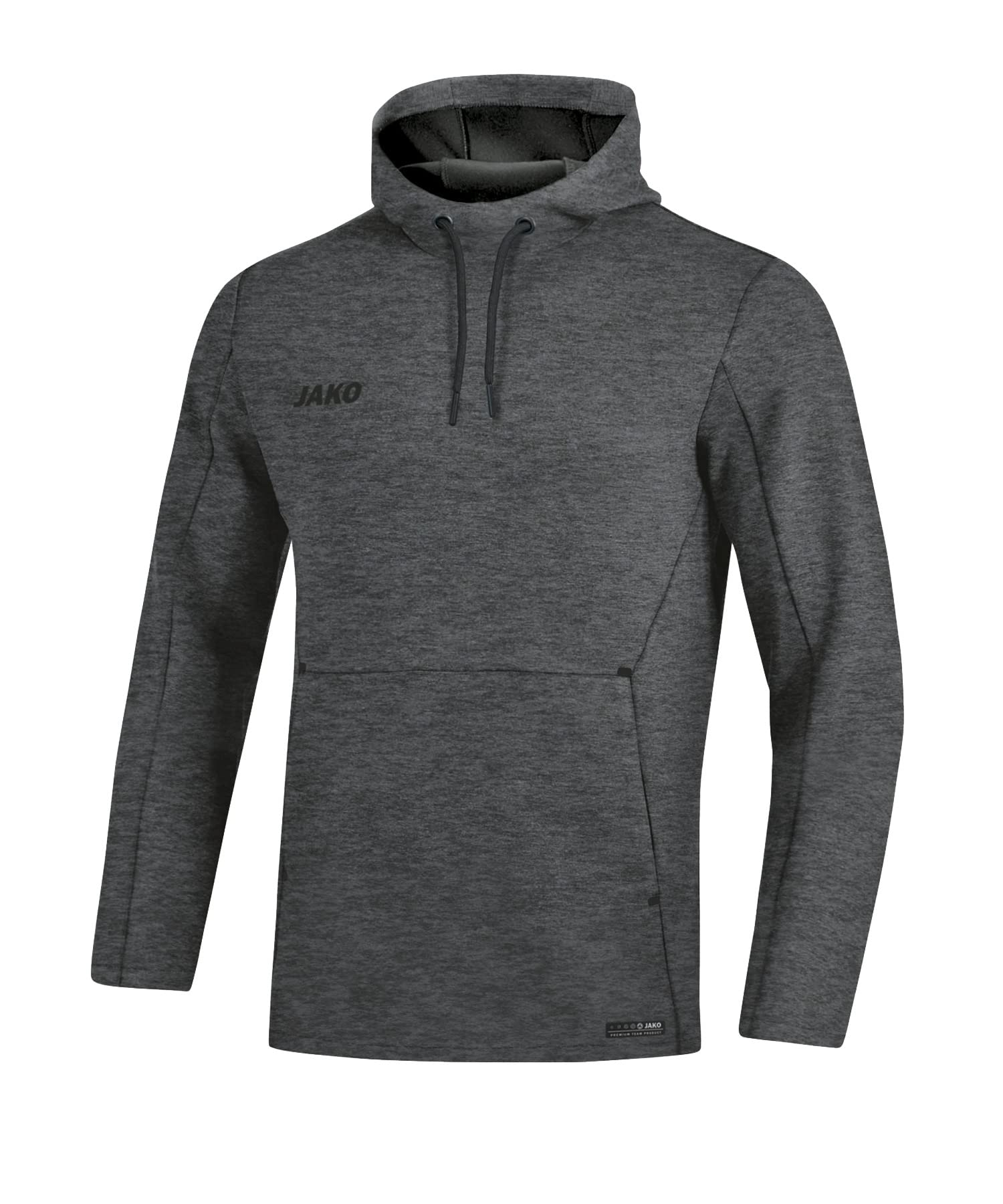 JAKO Premium Basics Women's Hooded Sweatshirt, Womens, 6729, anthrazit meliert, 40