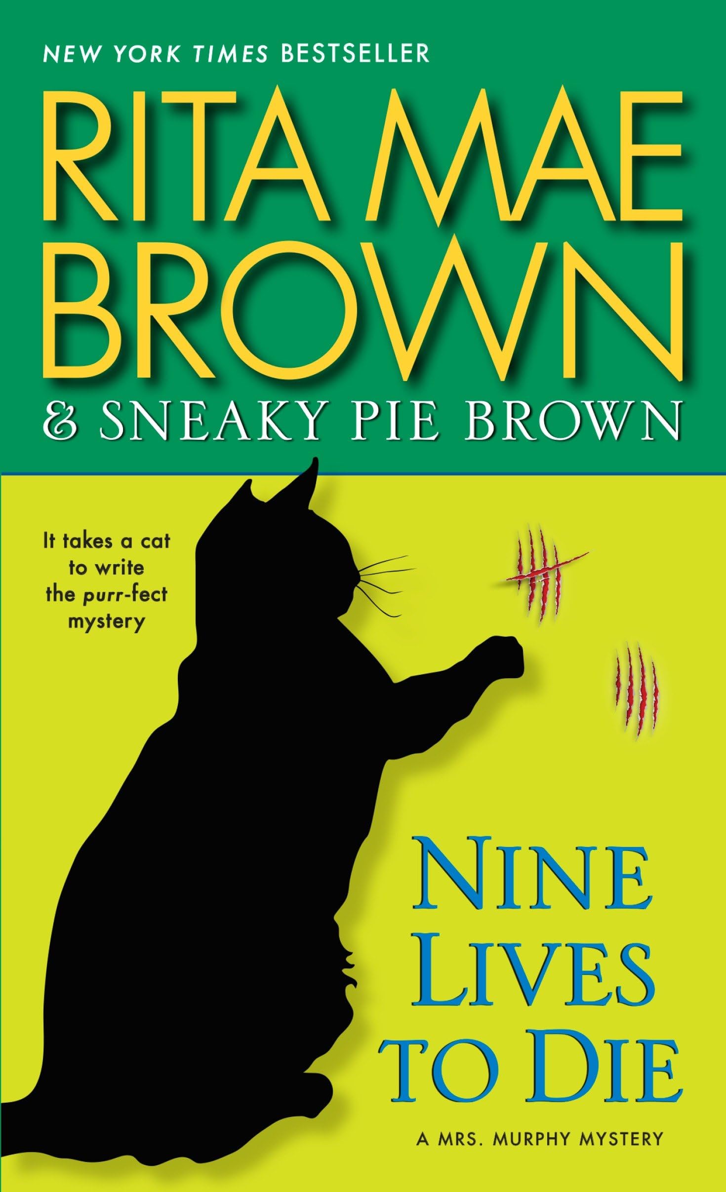Rita Mae Brown - Book - Gebraucht: Nine Lives to Die: A Mrs. Murphy Mystery