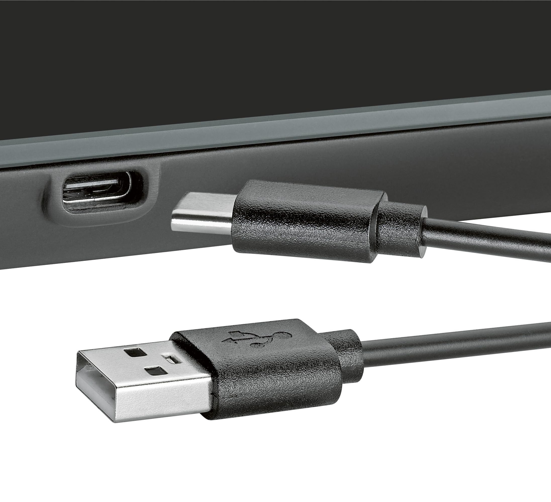 Zassenhaus Bilancia da cucina digitale Balance con funzione di ricarica USB, 5 kg/1 g, funzione di pesatura, particolarmente piatta, pannello di controllo con sensore touch