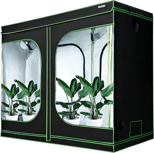 VEVOR Tienda de campaña de cultivo, 120 x 60 x 80 pulgadas, sala de cultivo de Mylar hidropónico, armario de cultivo 100% resistente a la luz con