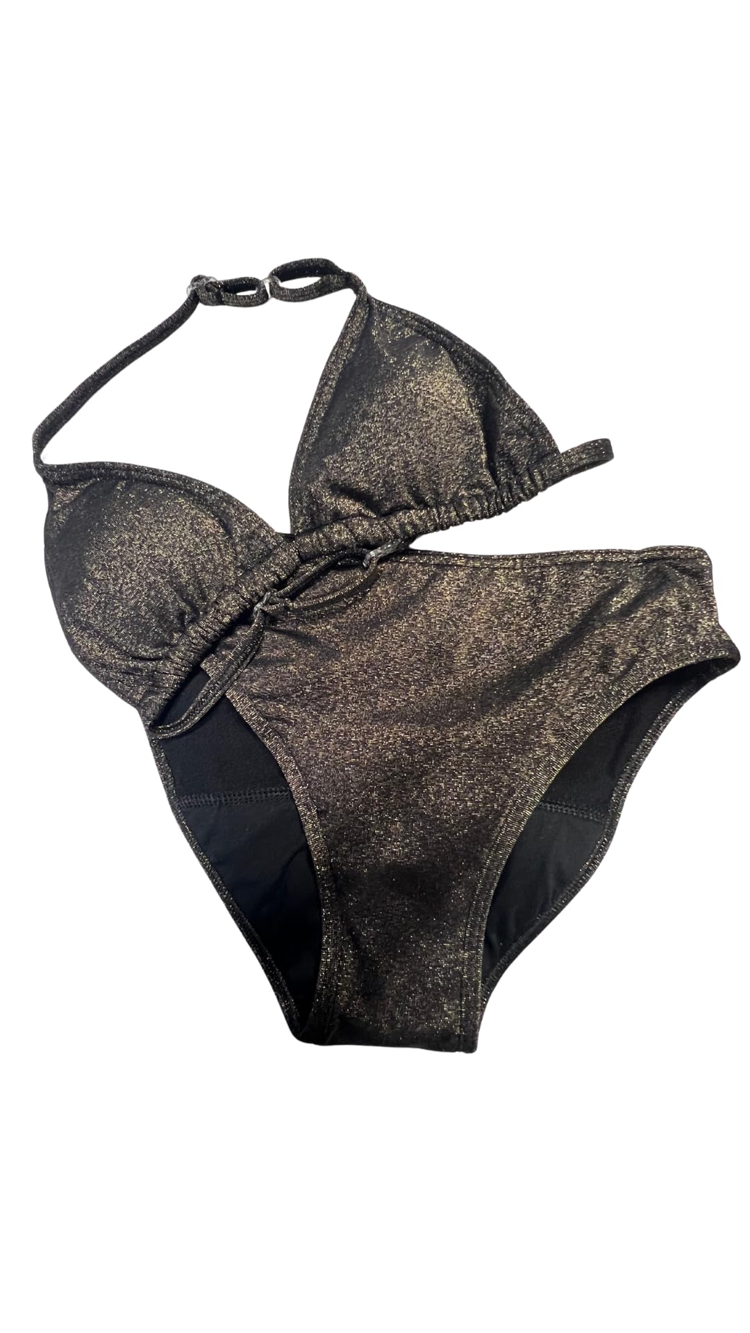 Haute pression Dziewczęcy menstruacyjny Tukan Light/Medium Co1 T16a dwuczęściowy strój kąpielowy, czarny, 16 lat, Czarny, 16 lat