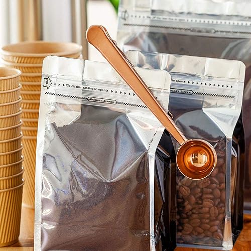 Miniatura 6 de Restaurantware Restpresso 1 cucharada de café cucharada 1 cuchara de café multifunción – Clip integrado para medir café molido, granos de café