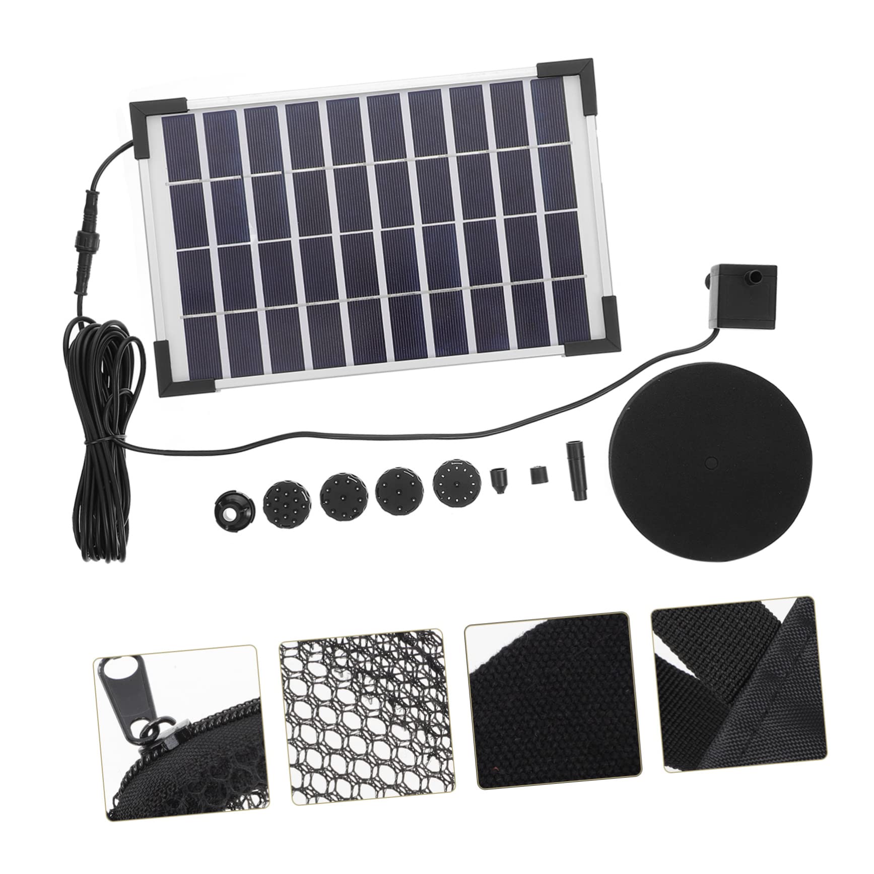 BESTonZON 1 Set Fontana Decorativa per con Pompa Funzionamento Batteria Leggera e per e