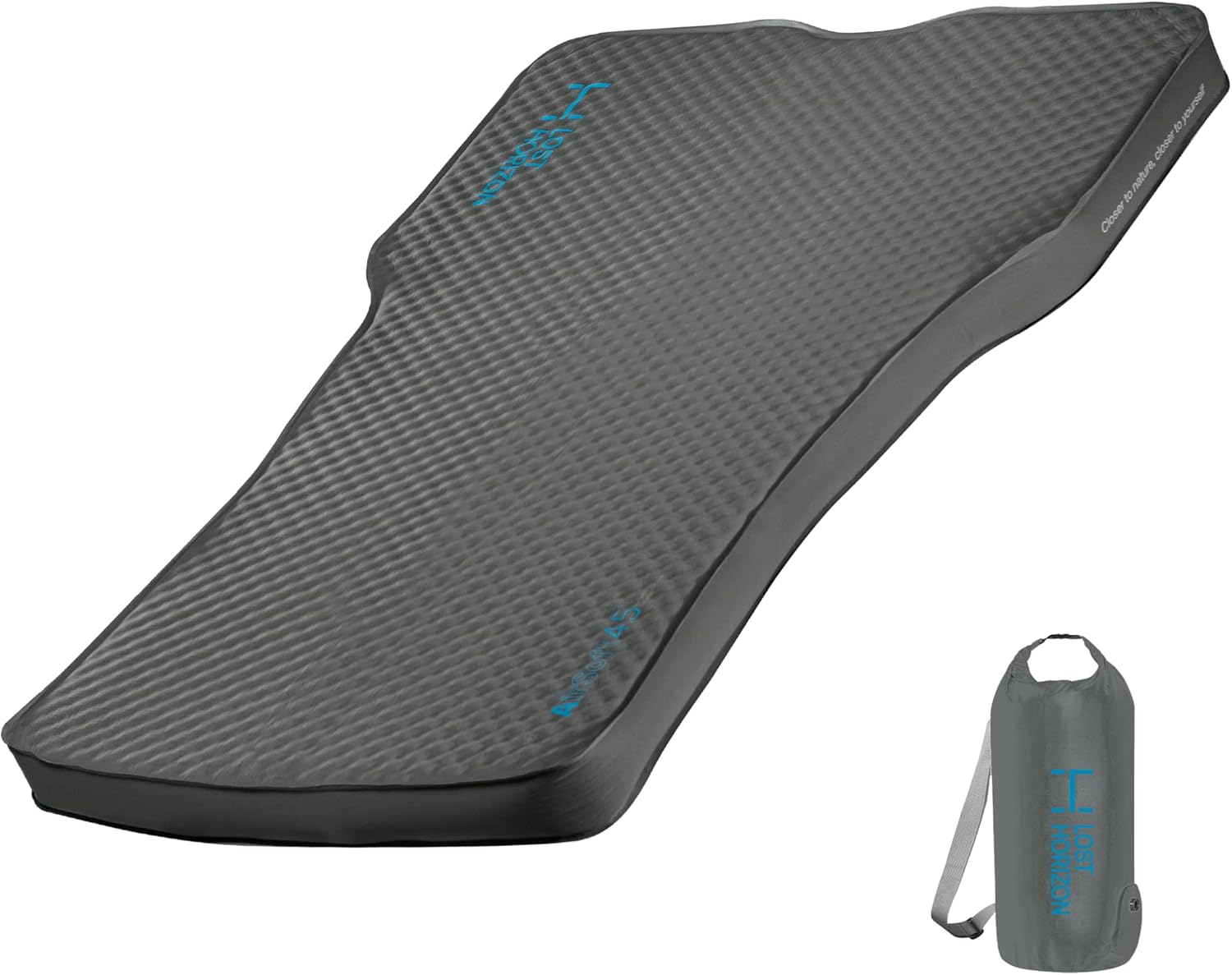 LOSTHORIZON Airsoft 4.5”Thick Self Inflating Sleeping Pad for Tesla Model 3, Camping Mattress