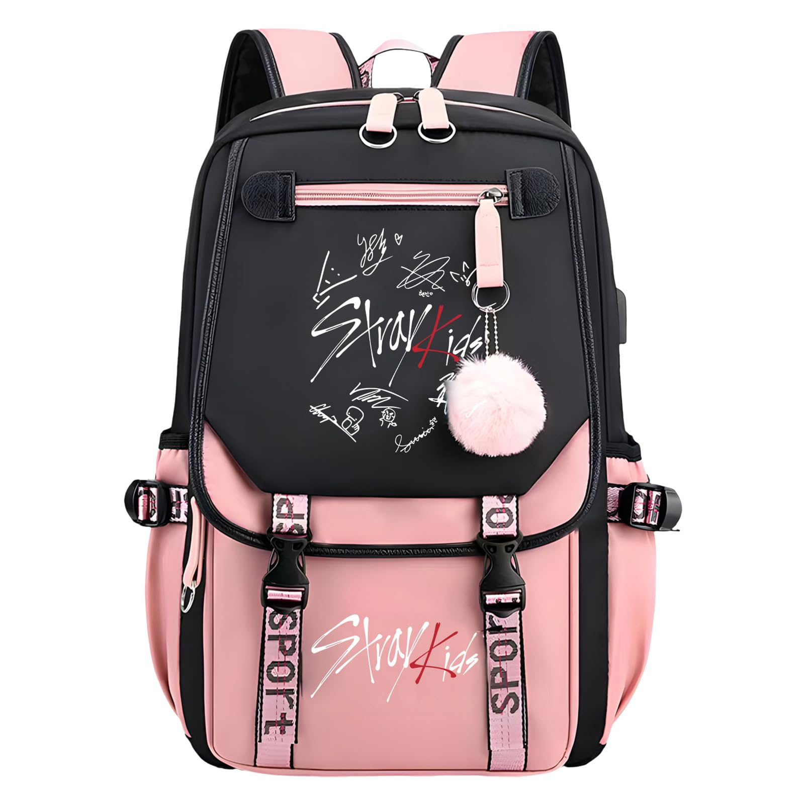Stra-y Ki-ds Sac à dos de voyage léger pour fans de K-Pop
