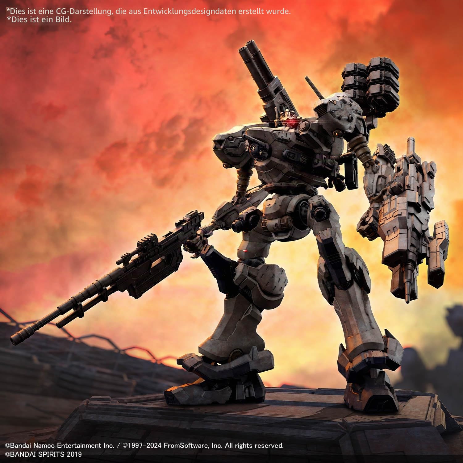 Bandai Hobby - Armored Core VI Fires of Rubicon - #01 Rad CC-200 Orbiter Nightfall 30MM 1/144 Model Kit