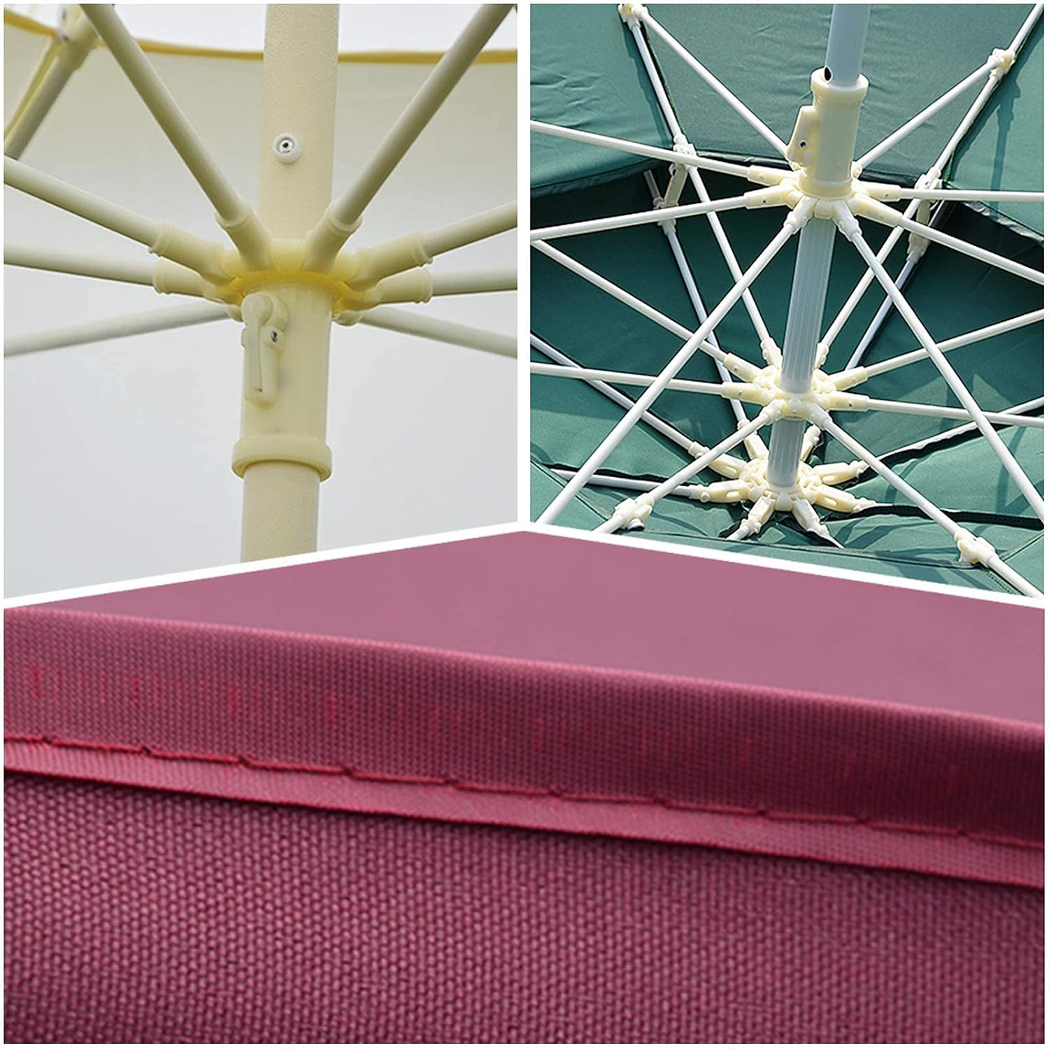 LSLYTQ Outdoor Market Umbrella Round Double Top Umbrellas Outdoor Sunshade Garden Parasol, Patio Umbrella Beach Umbrella,Windproof And UV Protection, Decorative Parasol For Gardens, Balconies And