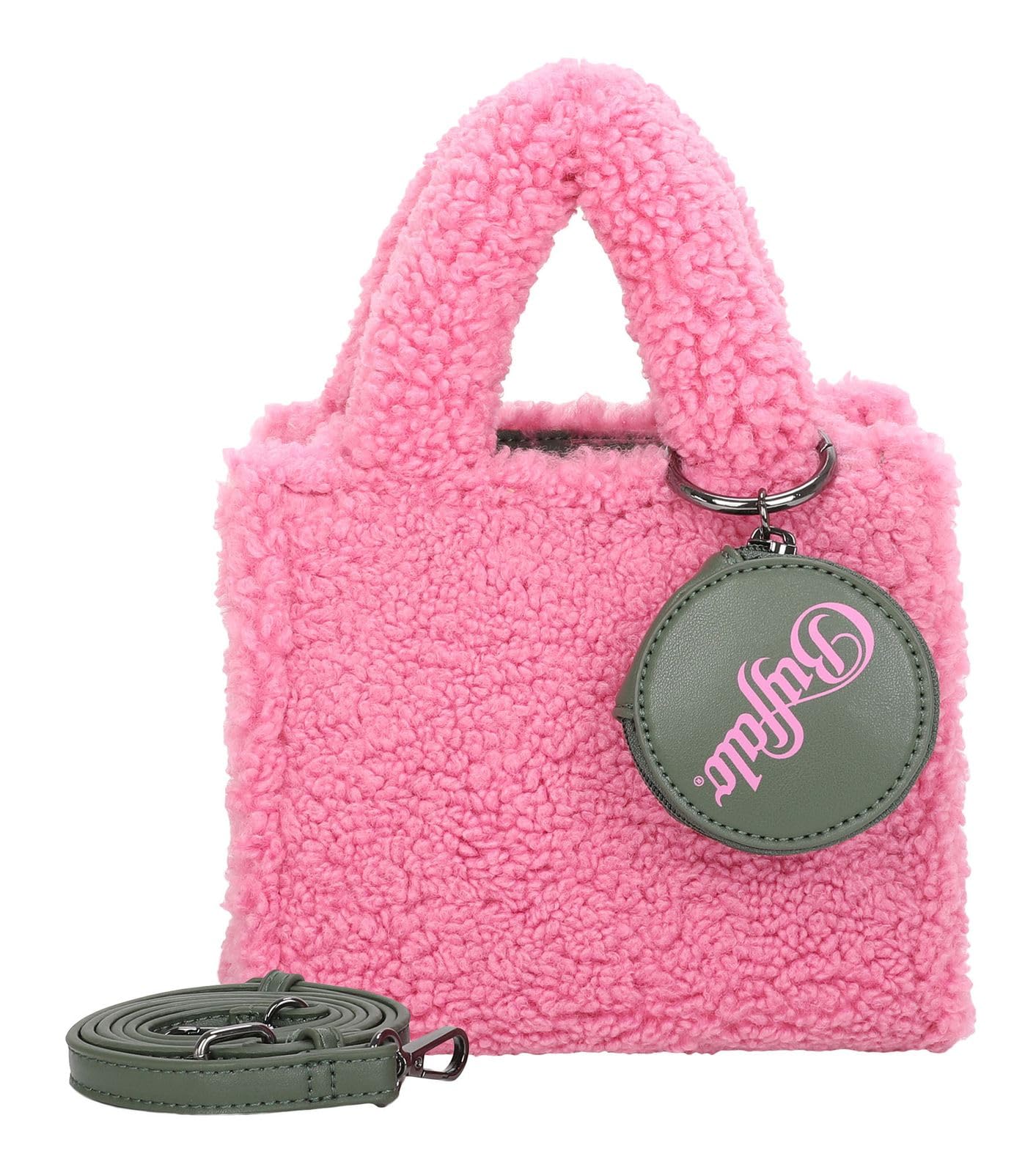 Buffalo Women Boxy02 Fur Soft Pink Cross, One Size