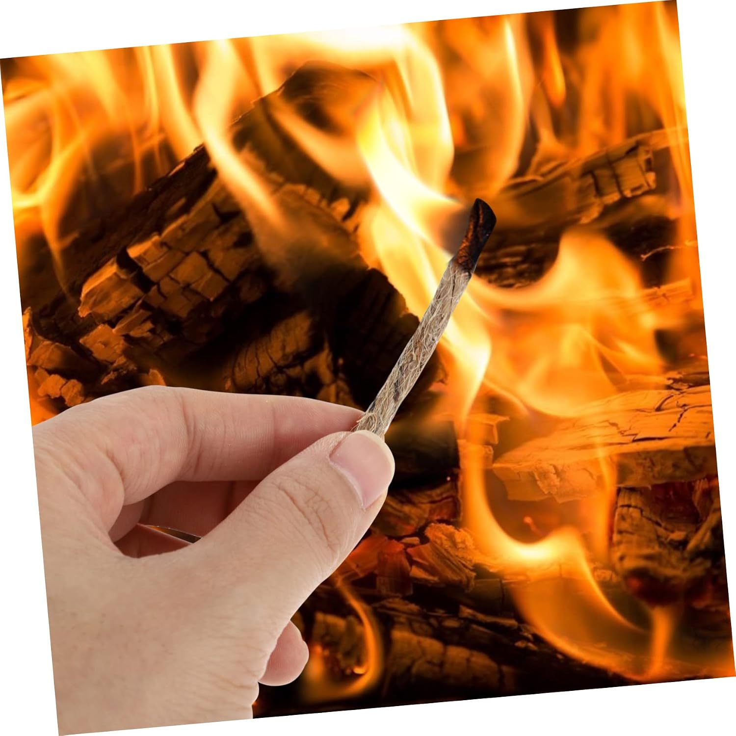 20Pcs Outdoor Fire Starter Hemp Rope for Camping and Survival Weather-Resistant Emergency Fire Cord for Hiking Bushcraft and Travel