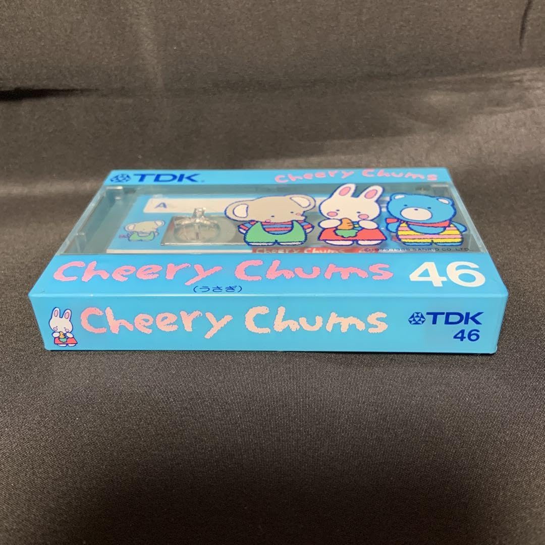TDK Cheery Chums カセットテープ 46 ３本セット レア カセットテープ TDK cheery chums 46 昭和レトロ キャラクター 46