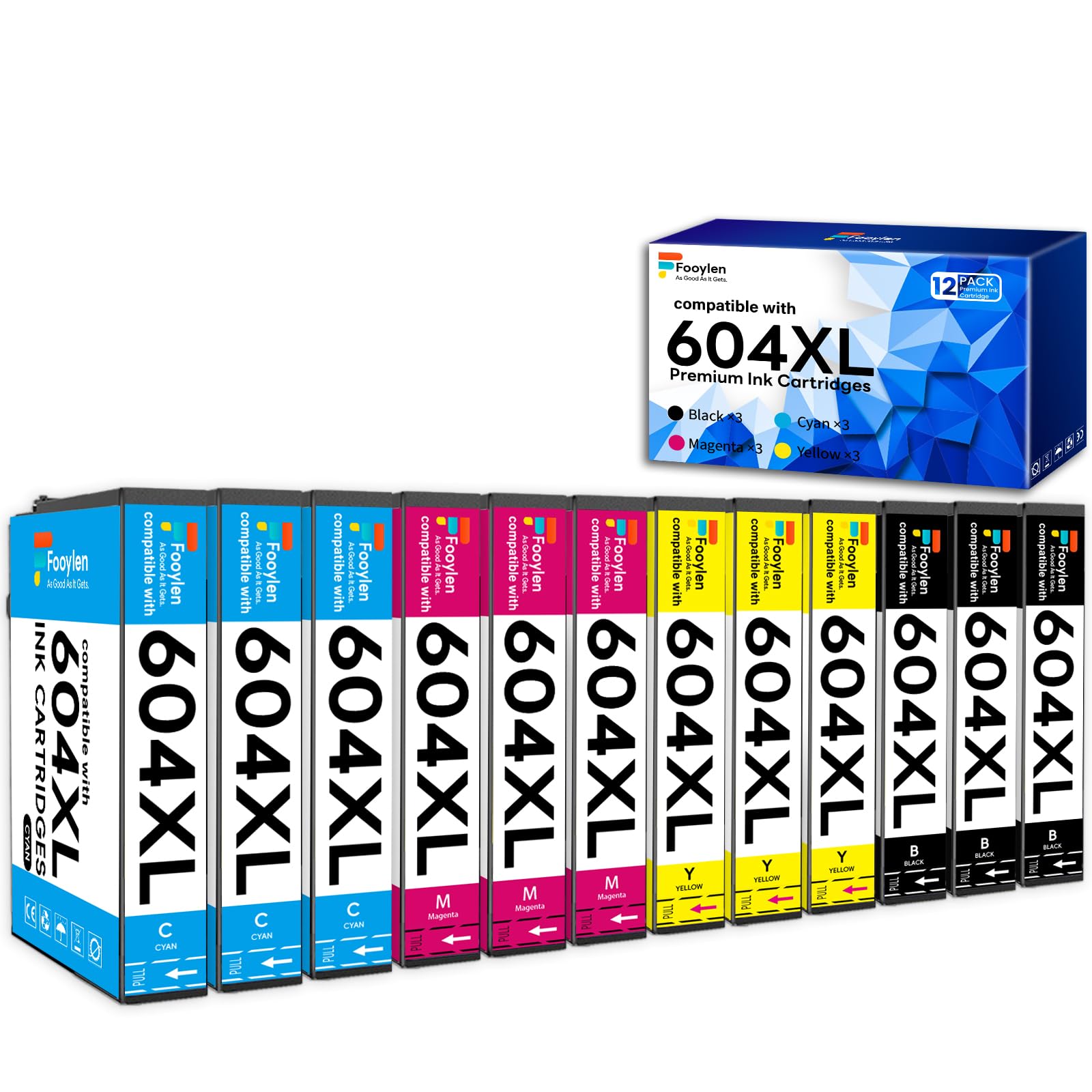 Cartuchos de impresora 604XL compatibles con Epson 604XL Cartuchos de tinta Multipack para Expression Home XP-3200 XP-2200 XP-4200 XP-2205 XP-3205 XP-4205 Workforce WF-2910 WF-2930 WF-2935 2950 — view 17