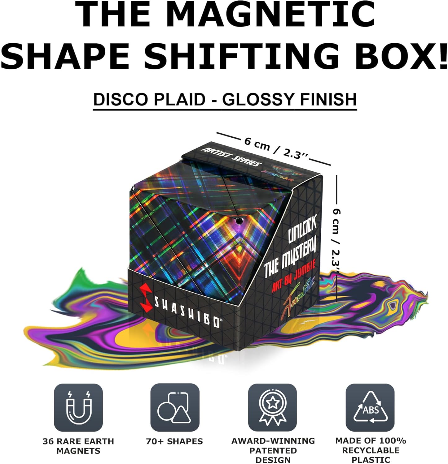 SHASHIBO Bundle of 2 - Fire Goddes and Disco Plaid