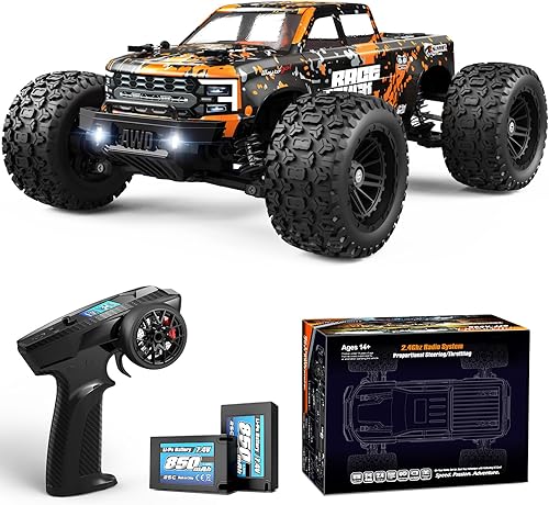 HAIBOXING Camión monstruo a control remoto a escala 118 18859E, 2.4 GHz Control remoto rápido RC Car 22.4 mih 4WD Off-Road Vehículo eléctrico