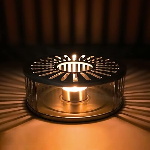 Miniatura 6 de Creano Designer Stainless Steel Tea Warmer with Tea Light Holder - Tea Cosy - Stable Not Rattling - Rechaud Suitable for All Teapots