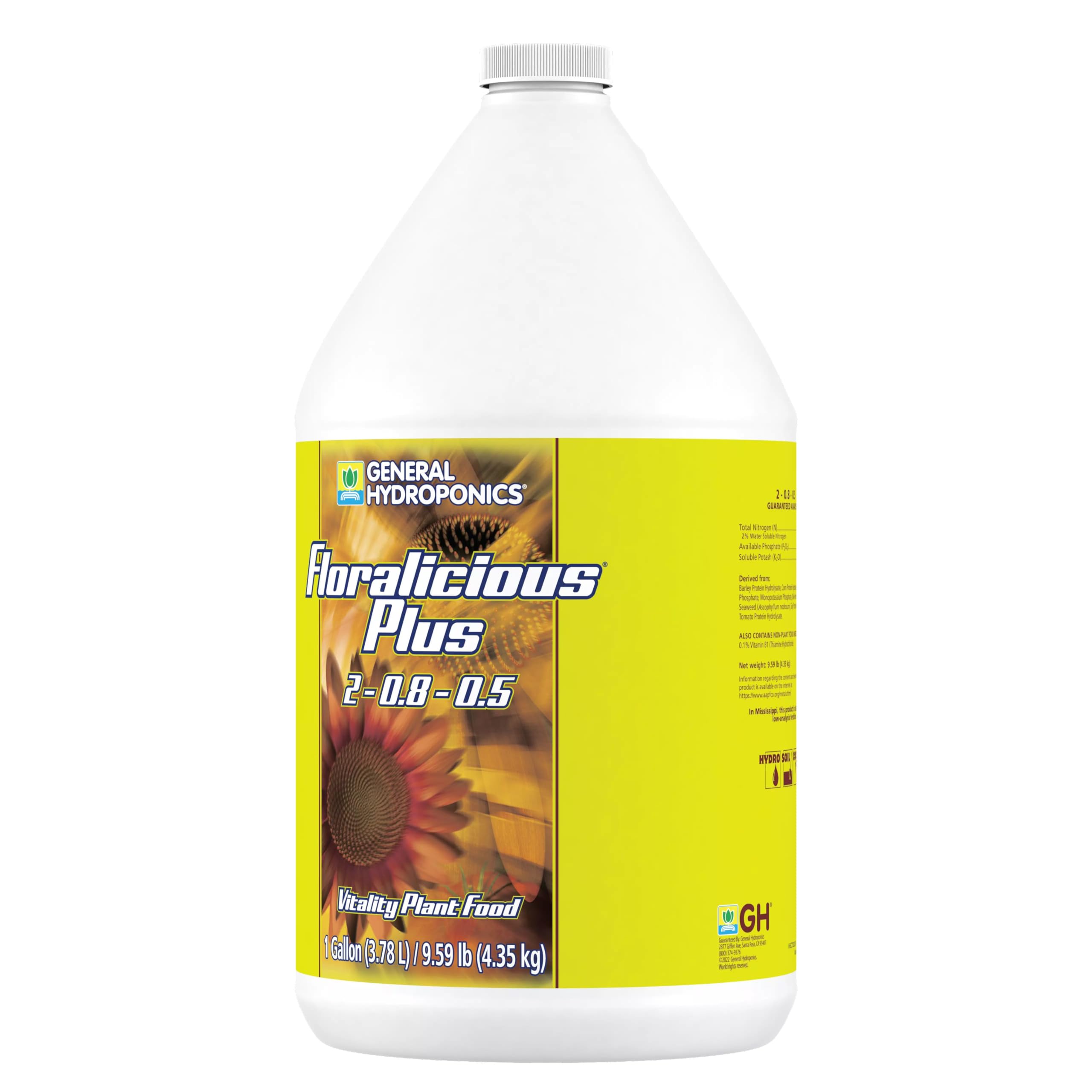 Amazon.com : General Hydroponics Floralicious Plus, Vitality Plant