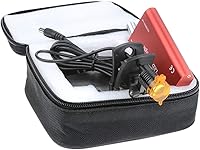 Vista 7 de Faro de 3W con filtro de clip de plástico, luz principal, faro para lupa binocular con bolsa (rojo)