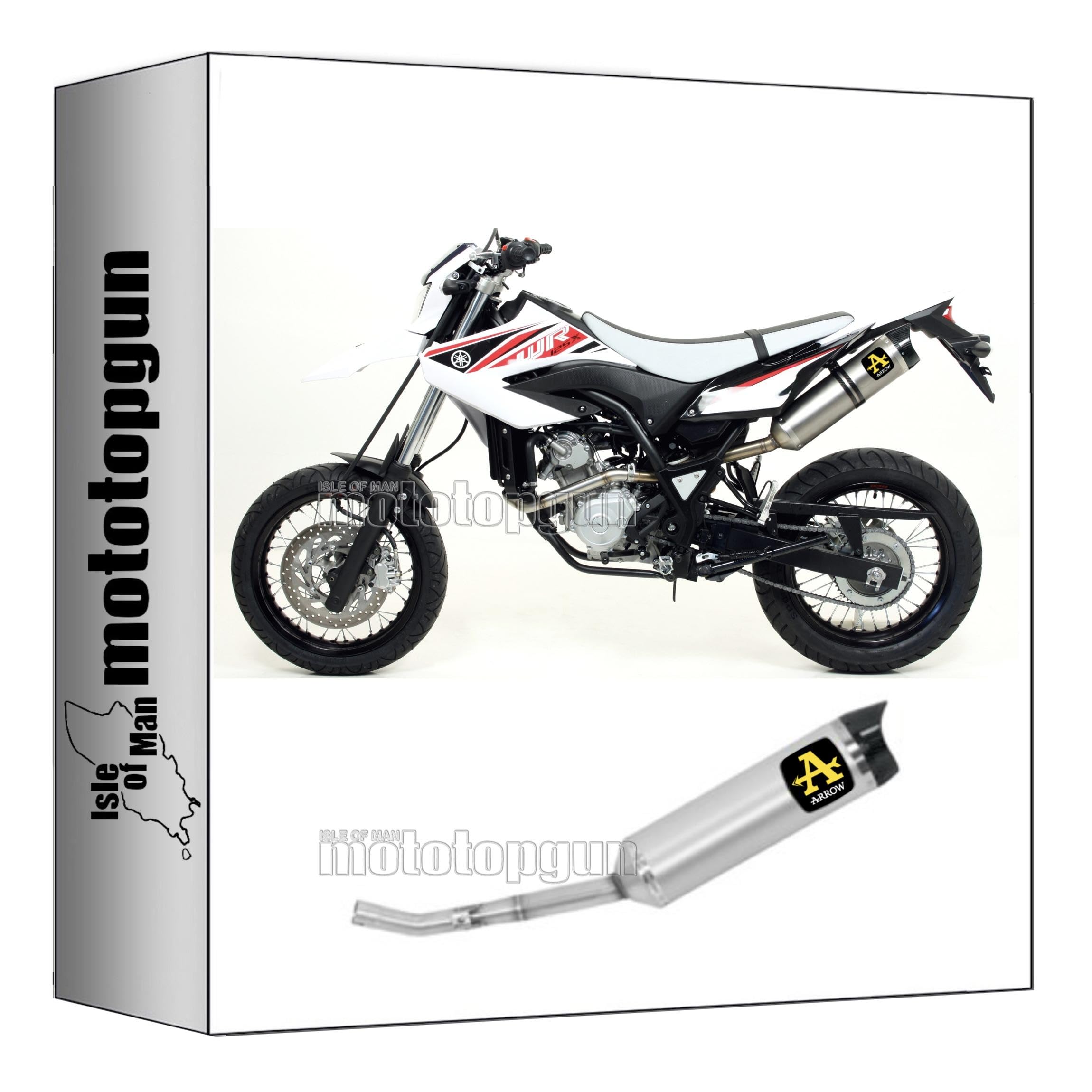 Tubo de escape Arrow Thunder aluminio para disfrutar de la Yamaha WR 125 R en rutas 4