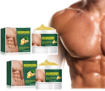 SoliPac Gynecomastia Tightening Ginger Cream, Ginger Cream for Adults, Skin Tightening Cream, Tummy Tightening Cream 2Pcs