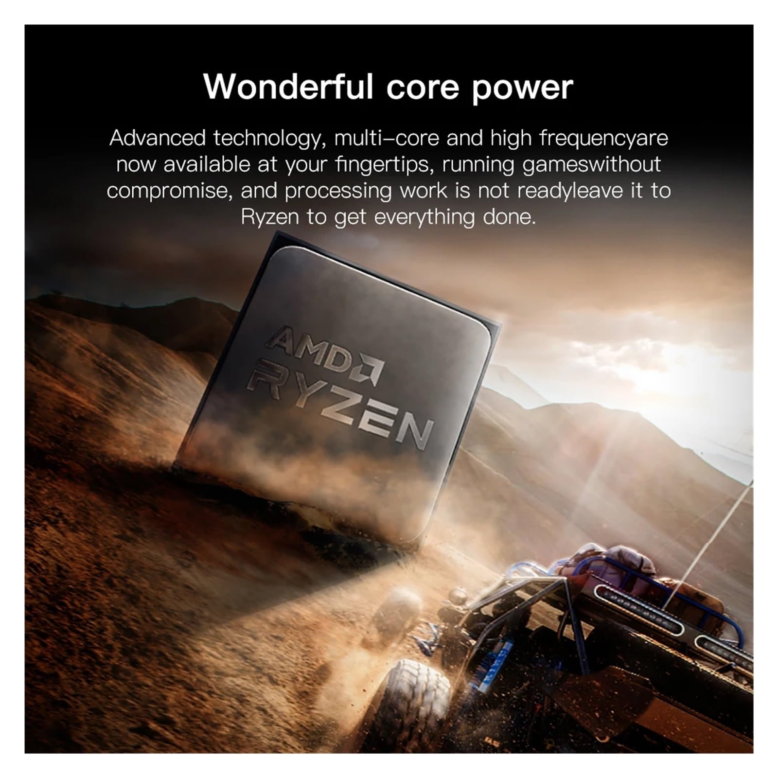 CPU Processor AMD Ryzen 5 5600X Processor 4.6GHz 6-Core 12-Thread