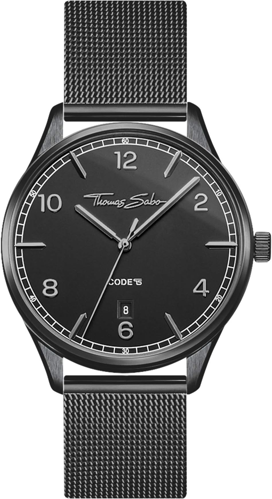 Thomas Sabo Orologio Uomo 42mm WA0263-264-207 - Design Moderno, Impermeabile, Regalo Ideale - 6