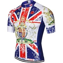 weimostar Bike Jersey Men Cycling Jersey Bicycle top Breathable White
