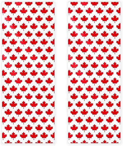 GIAPB 4Pcs Yoga Towel, Microfiber Gym Towels Sports Fitness Workout Sweat Towel for Gym,Canadian Maple Leaf