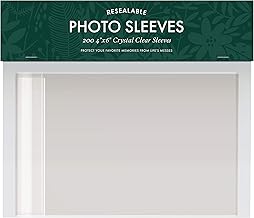Jot & Mark 4x6 Photo Sleeves (200 Count) - Crystal Clear Archival Plasti...