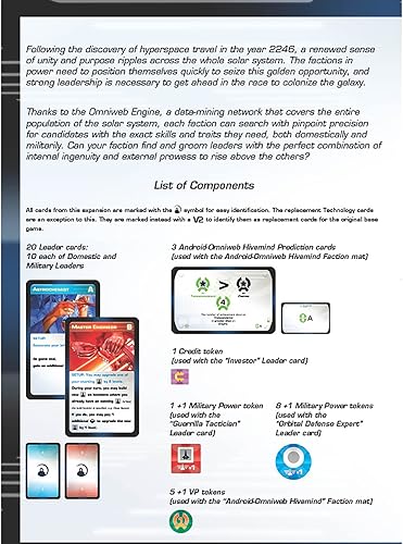 Miniatura 6 de Rio Grande Games Beyond The Sun, juego de mesa de estrategia, juego base, 2 a 4 jugadores, tiempo de juego de 90 a 120 minutos, para edades de 14