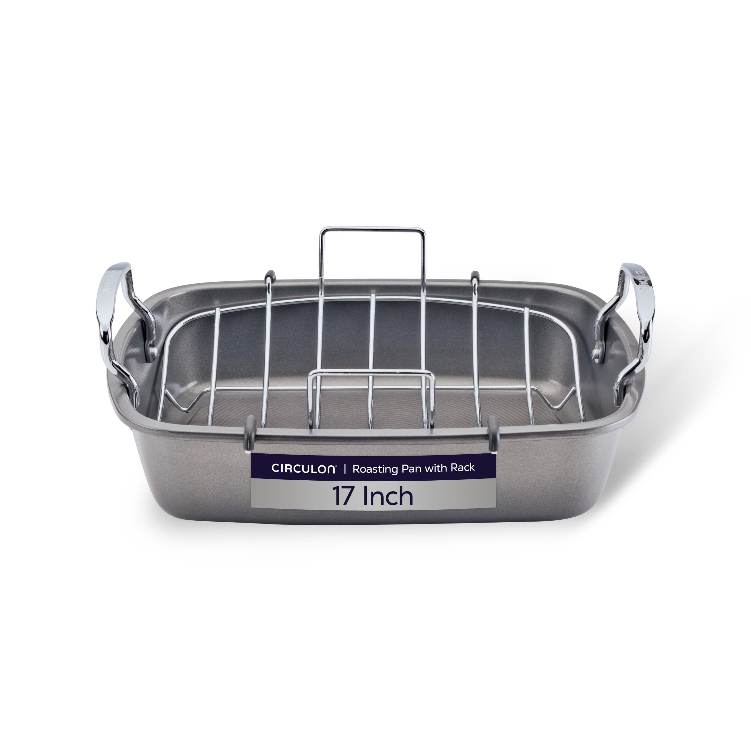 Circulon Nonstick Roaster - 17" x 13" with Rack -1