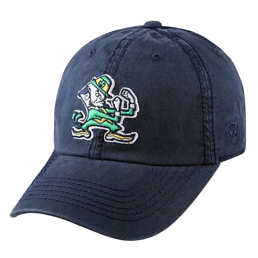 Top of the World Notre Dame Fighting Irish Men's Adjustable Relaxed Fit Team Icon hat, Adjustable