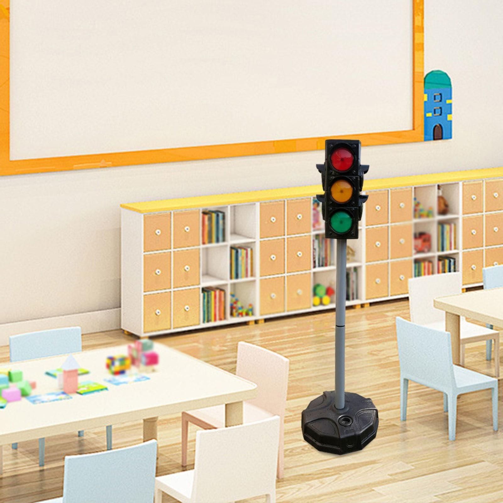 Harilla Feu de circulation pour enfants, jouet indicateur de circulation, panneau de isation, de passage pour piétons, pour les fêtes