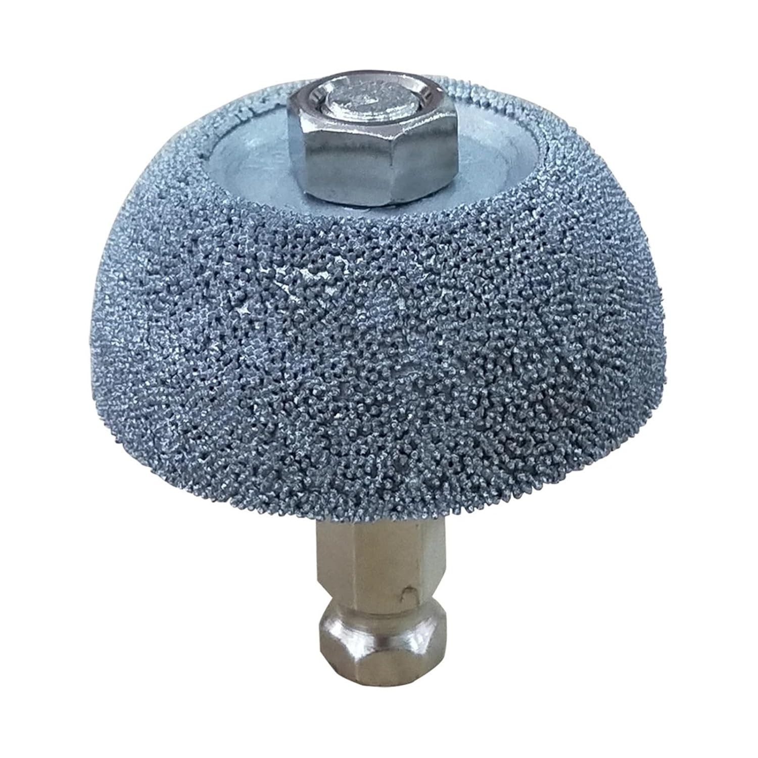 Aluminum Oxidated Carbide Steel Flared Contour Wheel/Cup with Arbor Adaptor Removing Rubber Efficiently Buffing Wheel