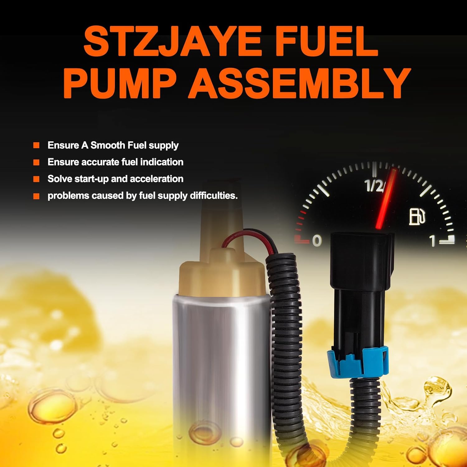 861155A3 18-8868 Electric Fuel Pump Compatible with Mercury Mercruiser 4.3L 5.0L 5.7L Marine Boat V6 V8 Carburetor Engines Low Pressure Fuel Pump Replace 935432