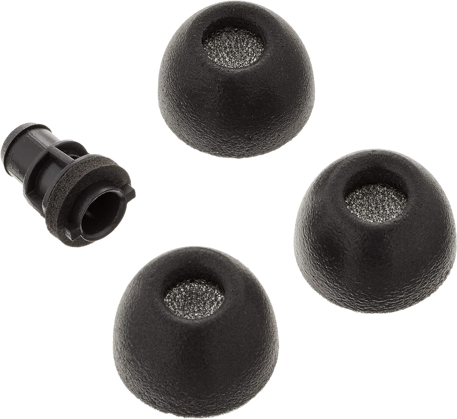 Comply Memory Foam Replacement Earbud Tips for Plantronics Voyager 5200, Legend Headsets | Ultimate Comfort, Secure Fit, Superior Noise Isolation | Black, Small (3 Pairs)